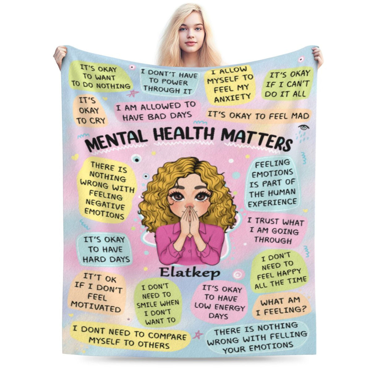 Mental Health Matters - Personalized Blanket