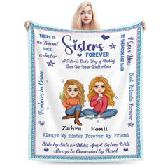 Sister Forever - Personalized Blanket