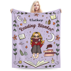 My Reading Blanket For Nighttime - Personalized Blanket