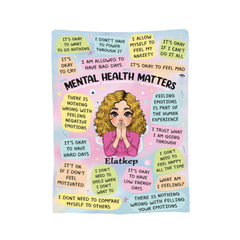 Mental Health Matters - Personalized Blanket