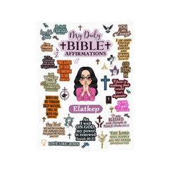 My Daily Bible Affirmations - Personalized Blanket