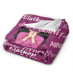 Positive Words - Personalized Blanket