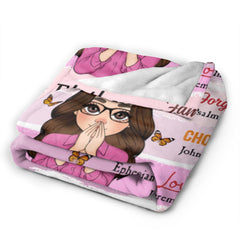 God Says I Am Pink - Personalized Blanket