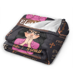 God Says I Am Black - Personalized Blanket