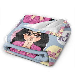 I Am Kind - Personalized Blanket