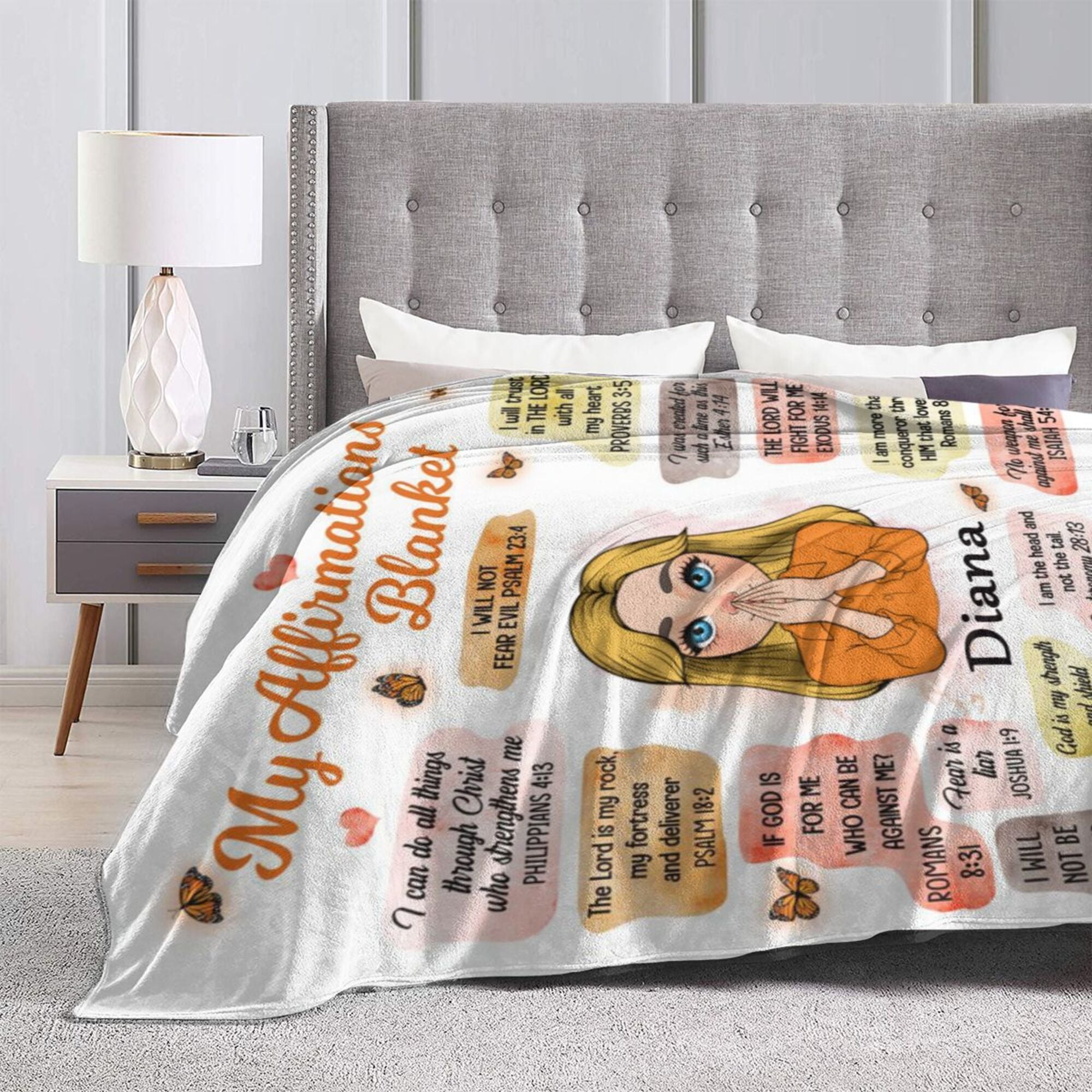 My Affirmations - Personalized Blanket