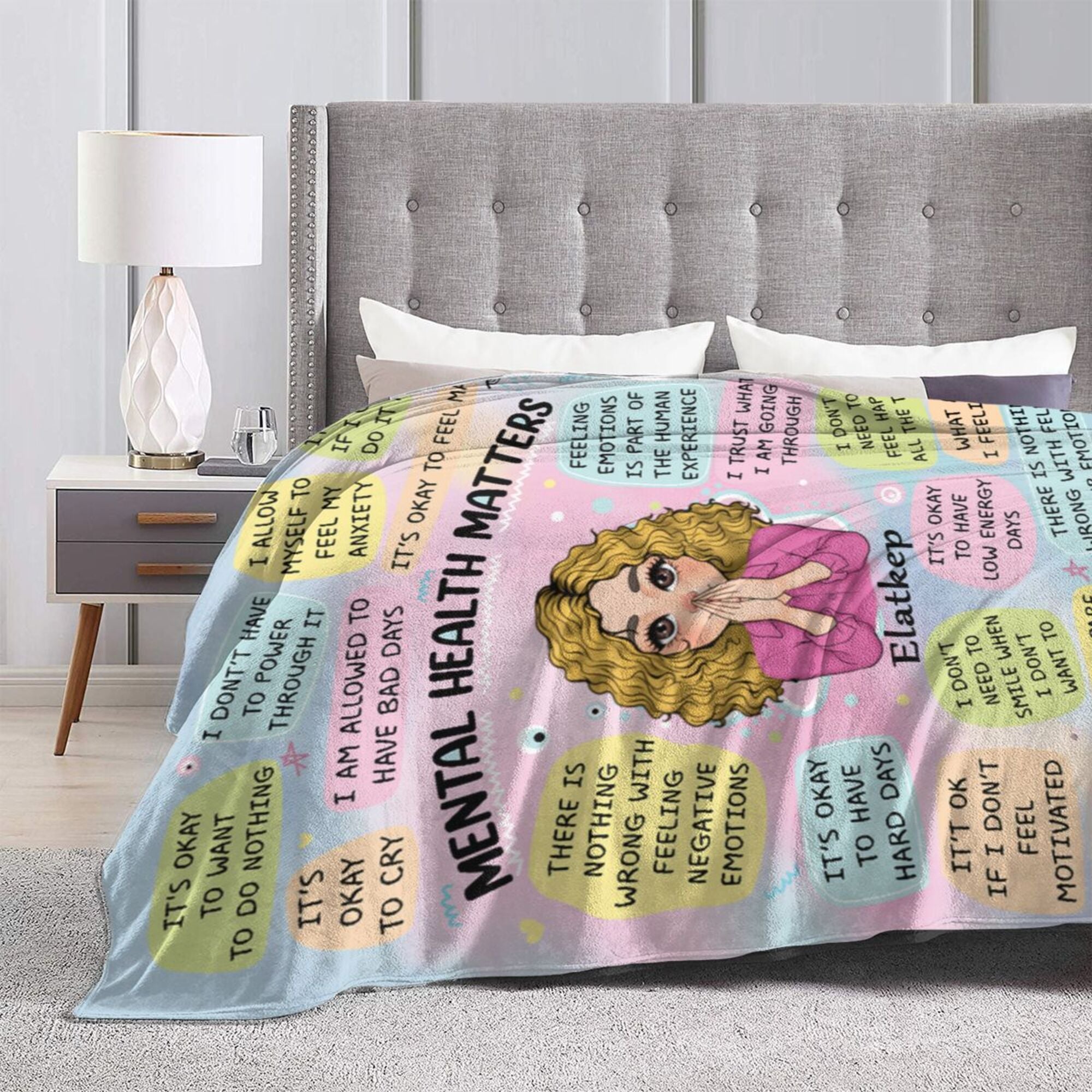 Mental Health Matters - Personalized Blanket