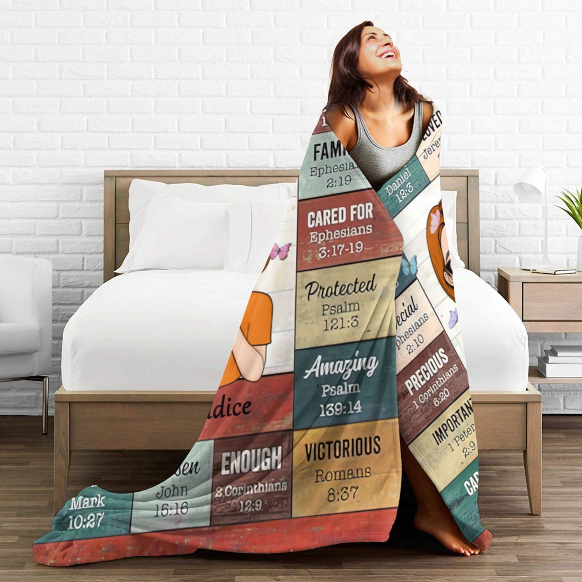 God Says I Am - Personalized Blanket