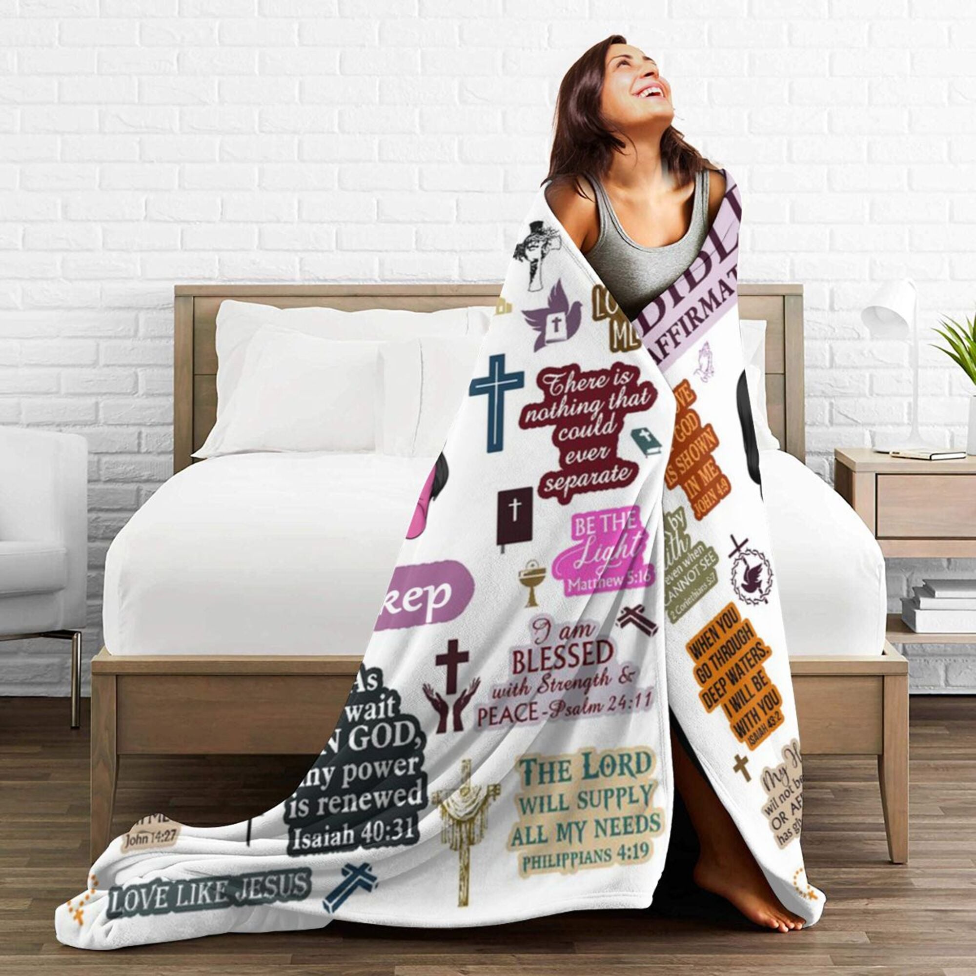 My Daily Bible Affirmations - Personalized Blanket