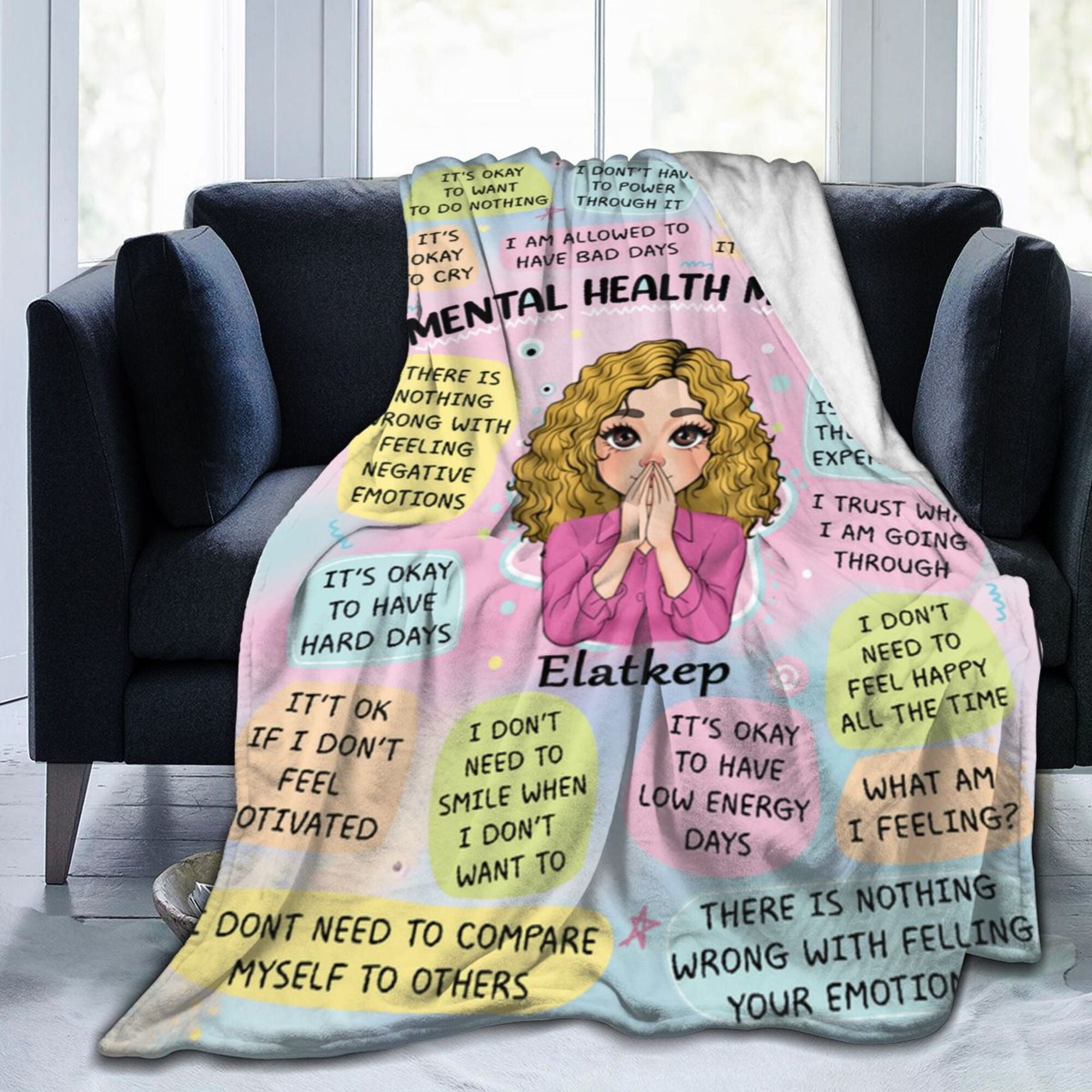 Mental Health Matters - Personalized Blanket