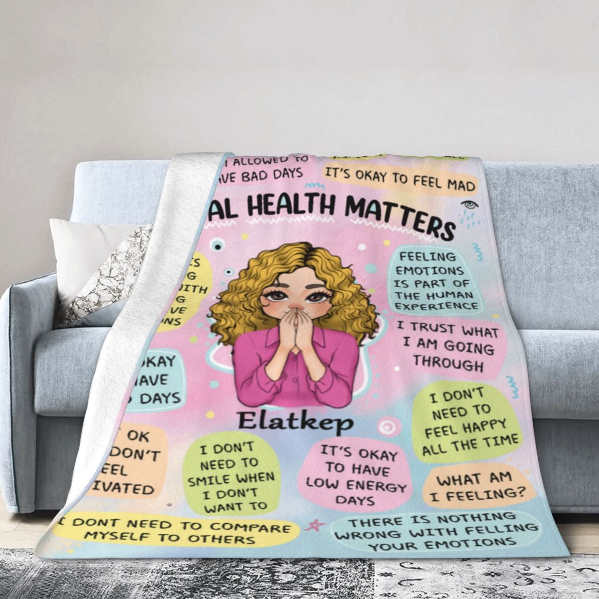 Mental Health Matters - Personalized Blanket