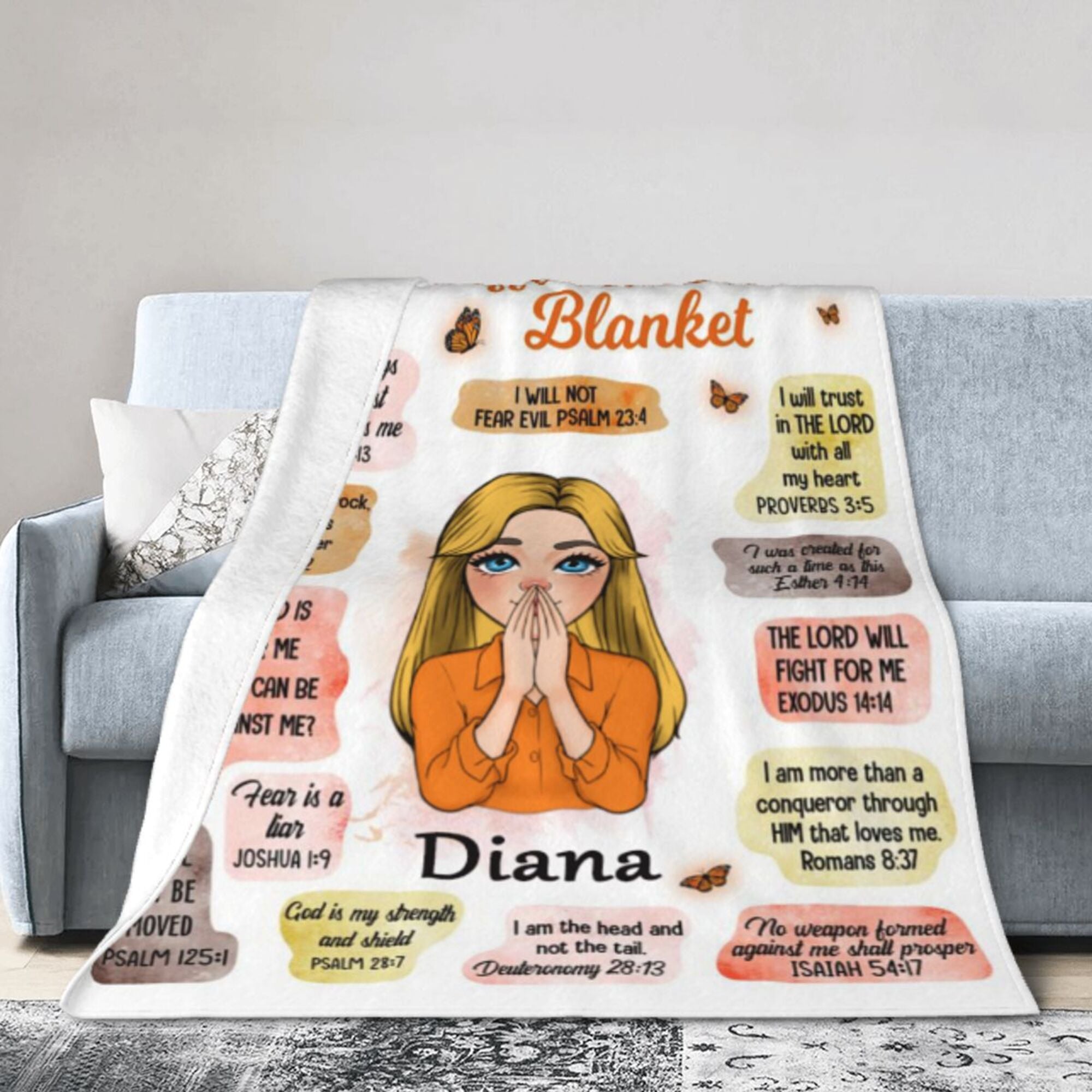 My Affirmations - Personalized Blanket